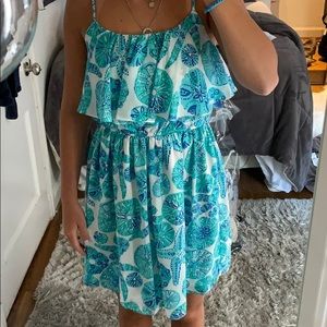 Lilly Pulitzer by target blue coral dress